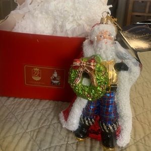 Kurt S. Adler Santa with List ornament